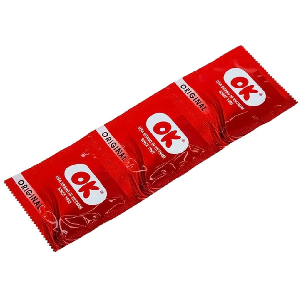 Bao cao su OK Original không mùi giúp phòng tránh thai (Hộp 3 cái) - ảnh 2