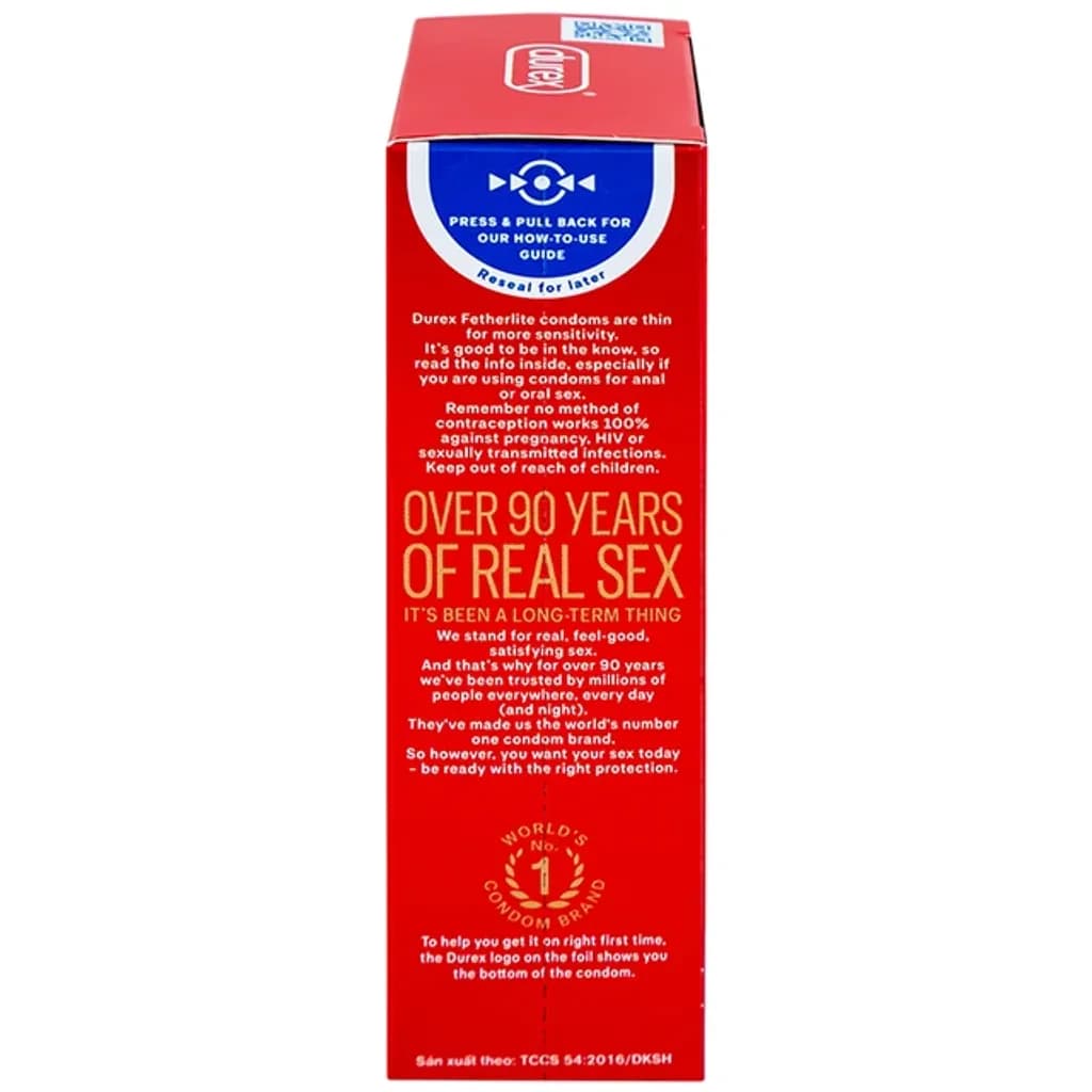 Bao cao su Durex Fetherlite vừa vặn, độ bảo vệ cao (12 cái) - ảnh 5
