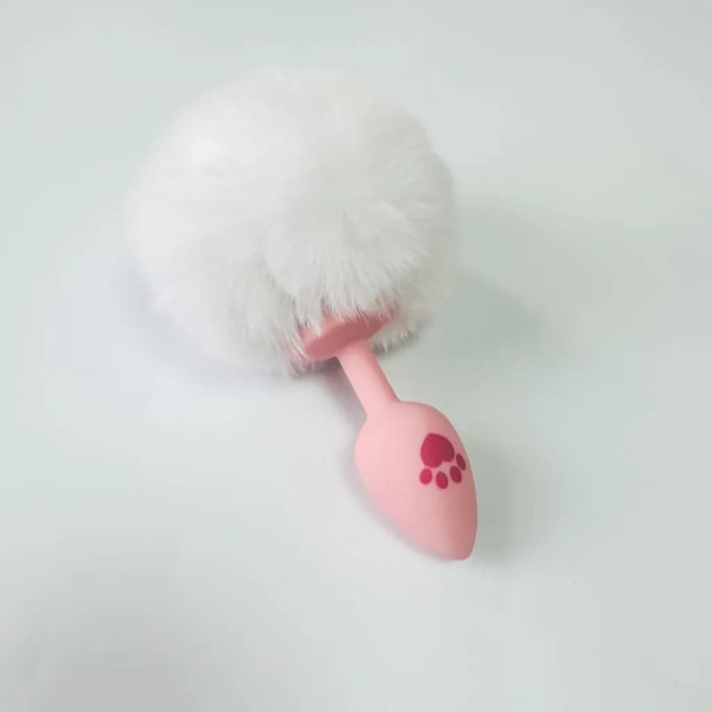 Đuôi Thỏ Cosplay Silicone Trắng Cute - ảnh 8
