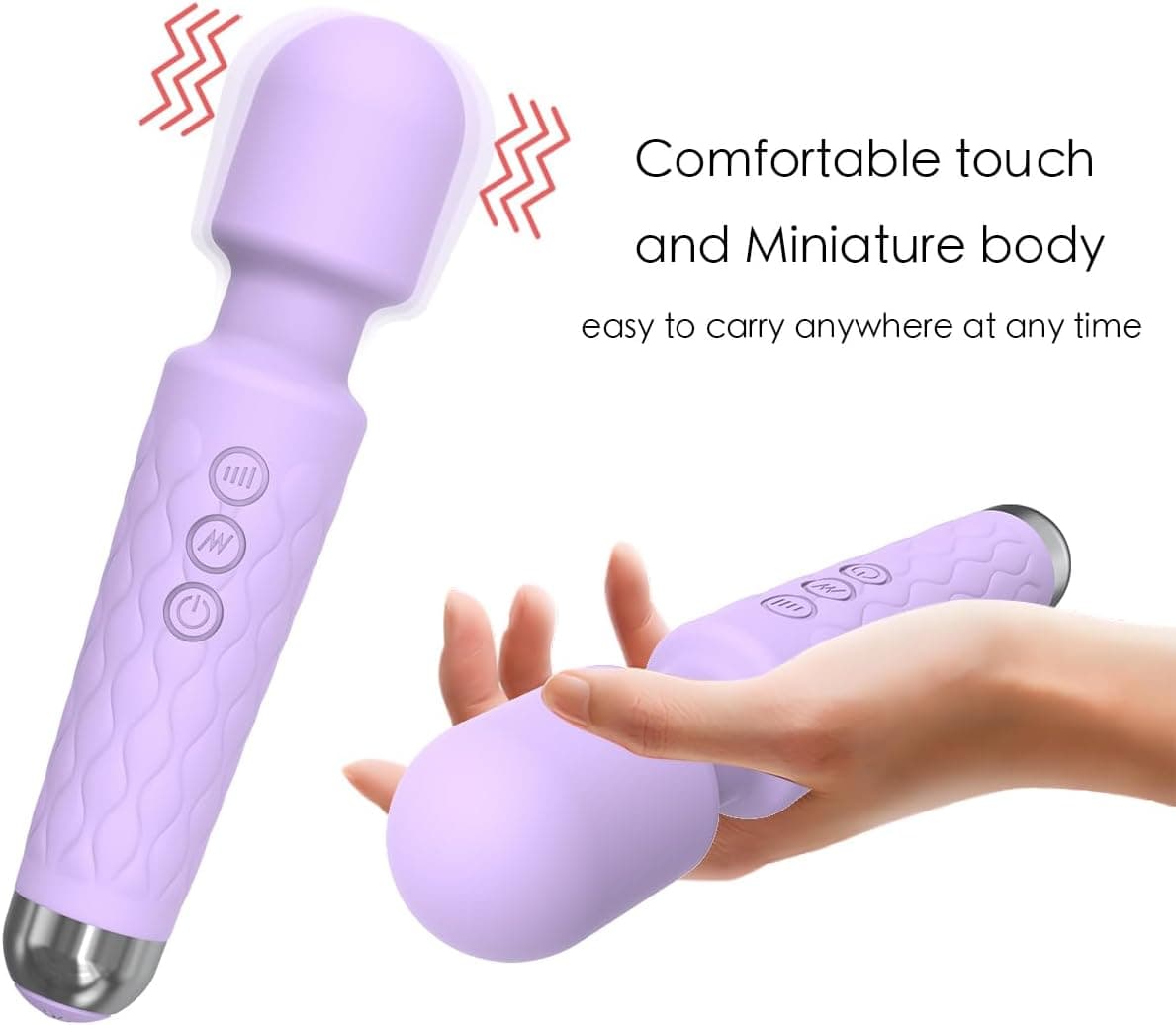 Chày rung cao cấp 20 tần số sang trọng, đồ chơi tình dục dành cho nữ - ảnh 5