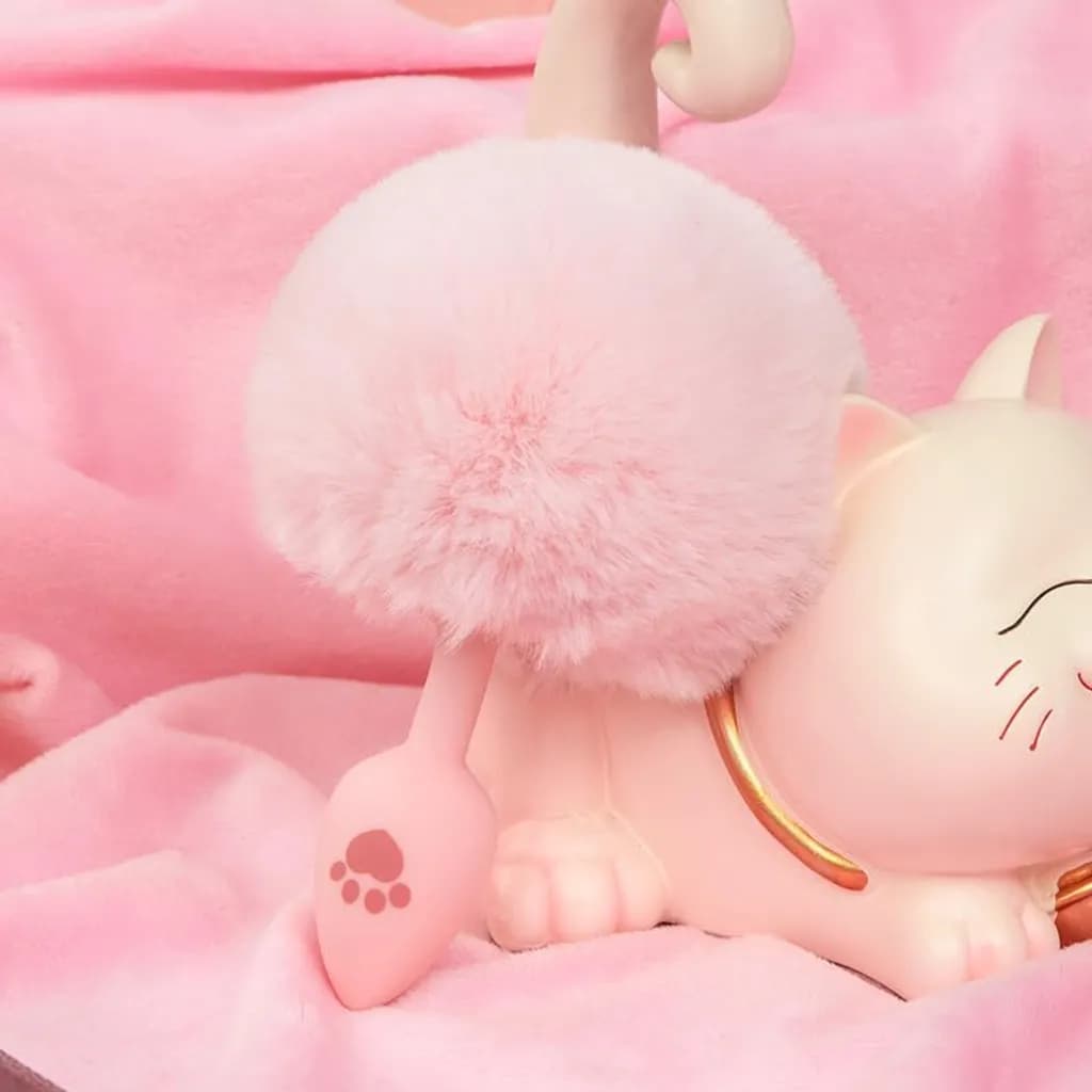Đuôi Thỏ Cosplay Silicone Hồng Cute - ảnh 8