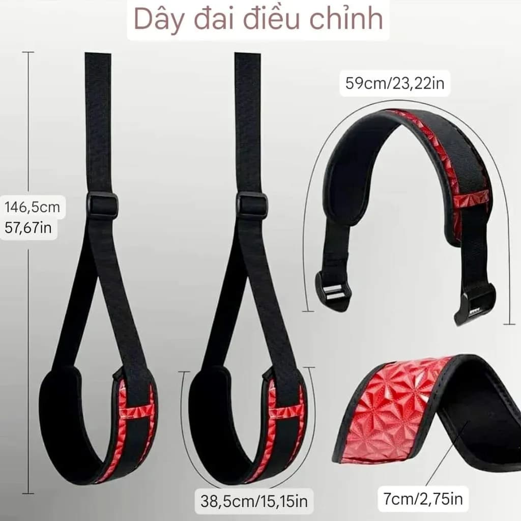 Dây Trói Chân BDSM Thigh Restraint Adjustable - ảnh 3