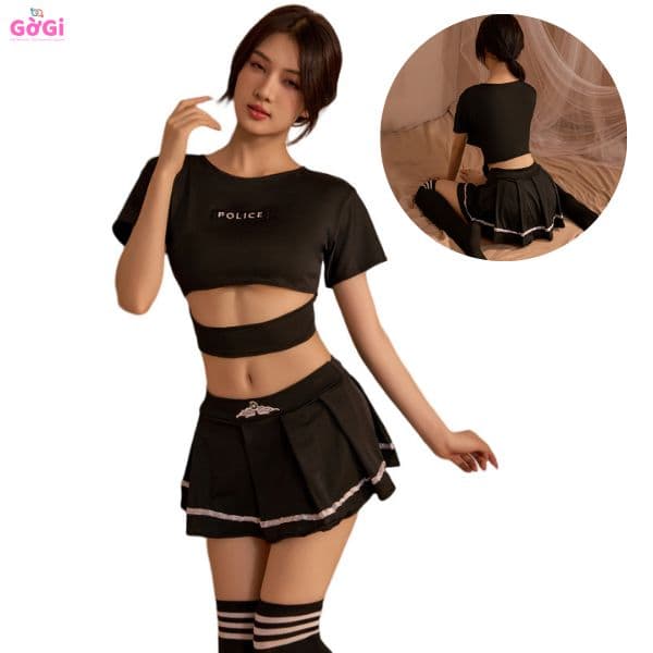 Đồ ngủ sexy, cosplay hoạt náo viên sexy – Trang phục gợi cảm, đồ ngủ cosplay quyến rũ