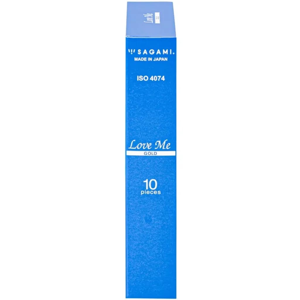 Bao cao su Sagami Love Me Gold siêu mỏng, trơn, không màu không mùi (10 cái) - ảnh 5