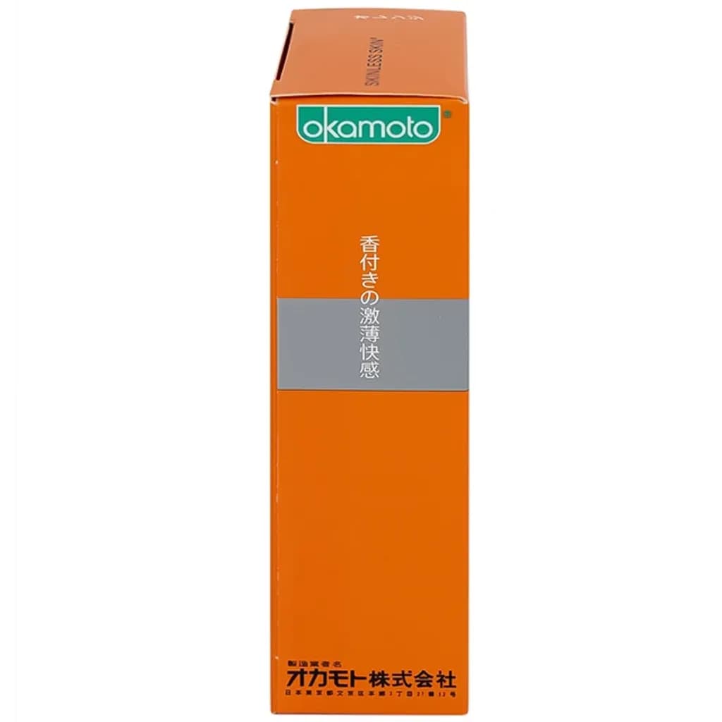Bao cao su Okamoto Skinless skin Orange mềm mại, dẻo dai (10 cái) - ảnh 6