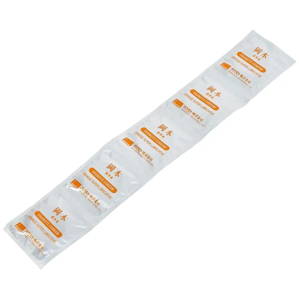 Bao cao su Okamoto Skinless skin Orange mềm mại, dẻo dai (10 cái) - ảnh 2