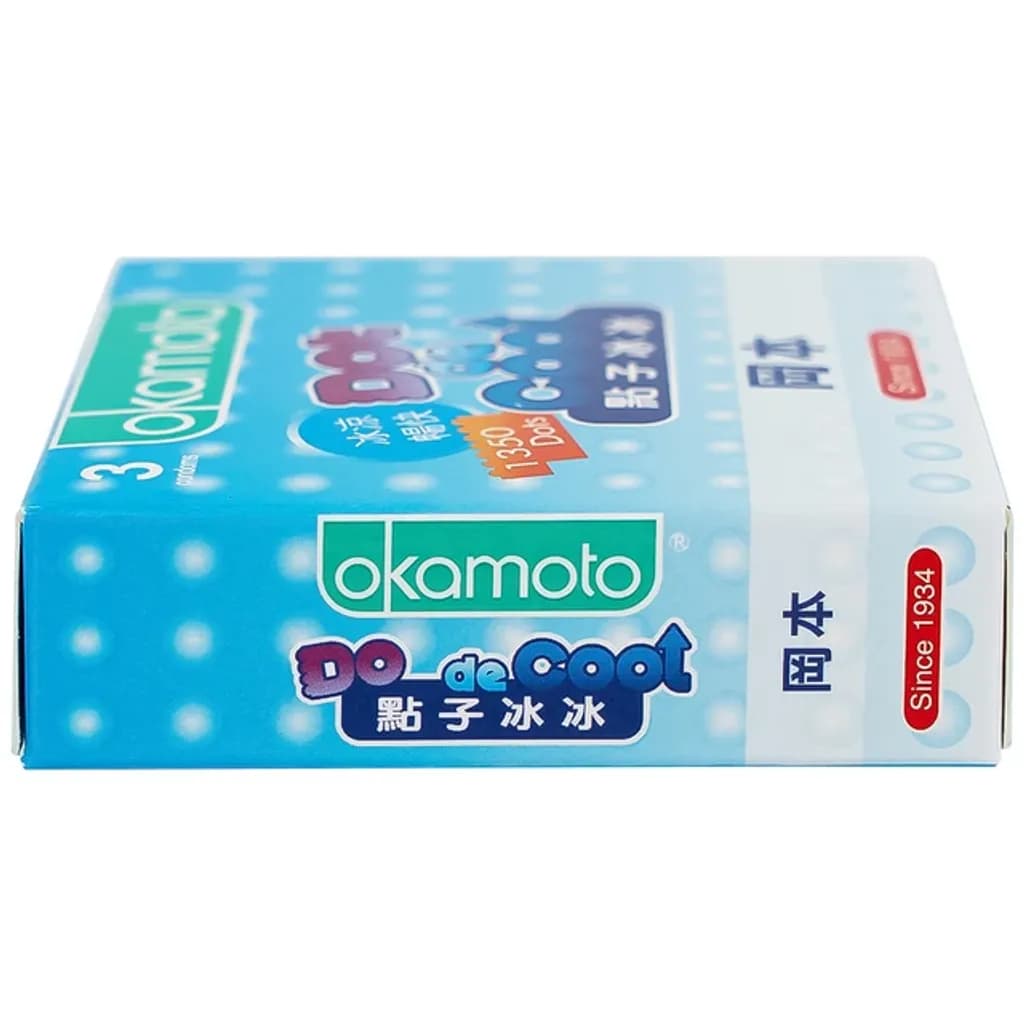 Bao cao su Okamoto Dot De Cool mang đến cảm giác mát lạnh sảng khoái (3 cái) - ảnh 4