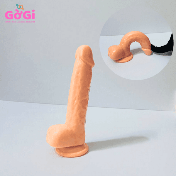 Dương Vật Giả Mô Phỏng Màu Da giá rẻ - Có Đế Hút Mẫu DV40