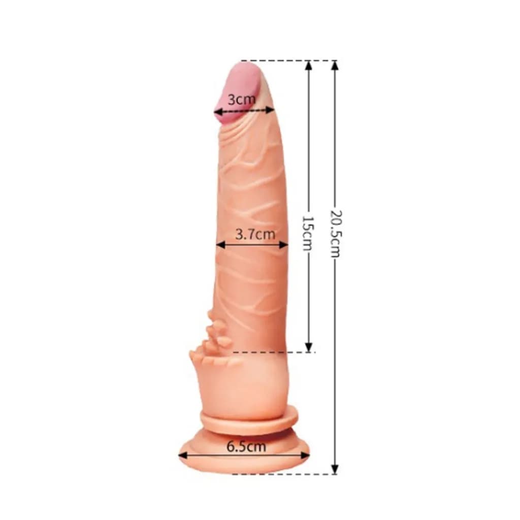 Dương vật giả dính tường Yeain Xanh Dương 8.2' - ảnh 2
