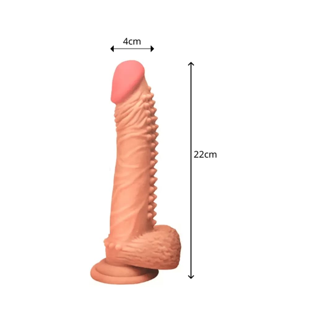 Dương Vật Giả Silicone YEAIN 9.5 Inch Gai Mềm Cao Cấp - ảnh 2