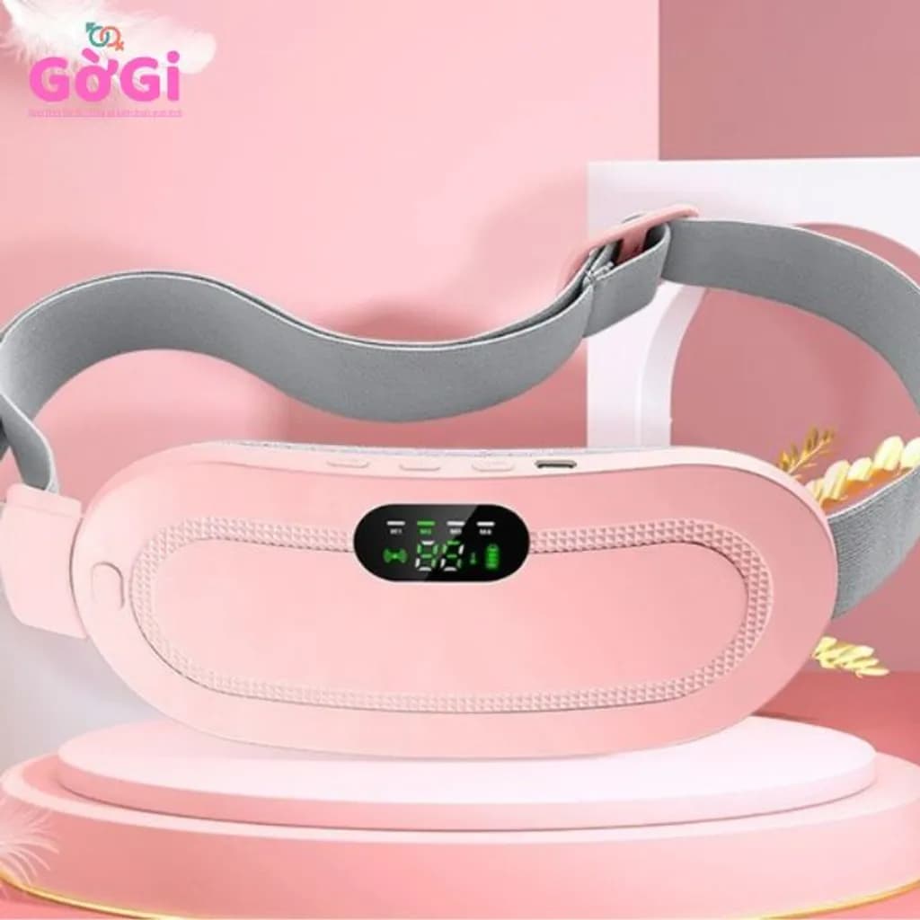 Máy massage bụng kinh sưởi ấm, làm ấm giảm đau bụng kinh loại thường - ảnh 2