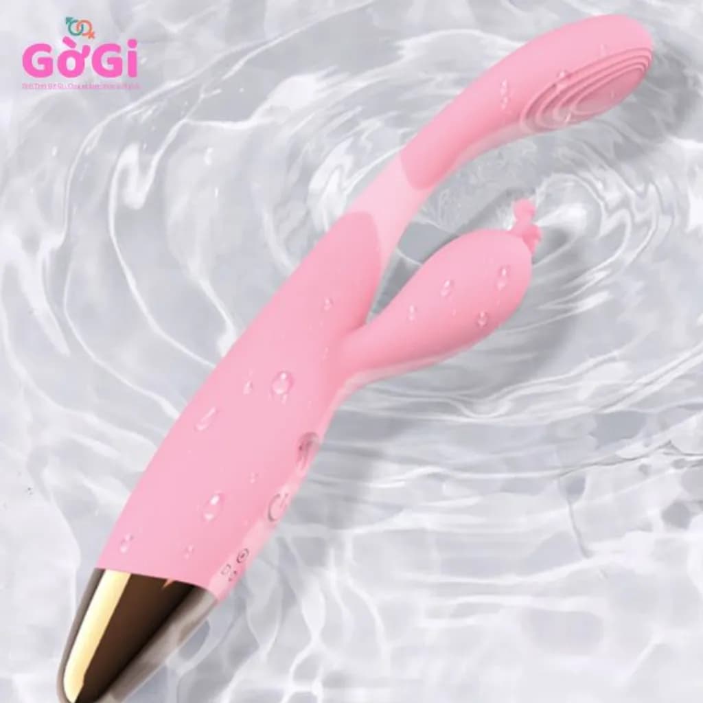 Máy rung sưởi ấm có thể sạc lại bằng USB, đầu kép, máy mát-xa rung mạnh 11 tần số - ảnh 3