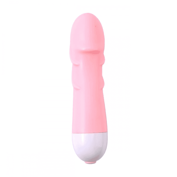 Máy rung Mini màu hồng có vân ren tinh tế, dễ mang đi và sử dụng - ảnh 2