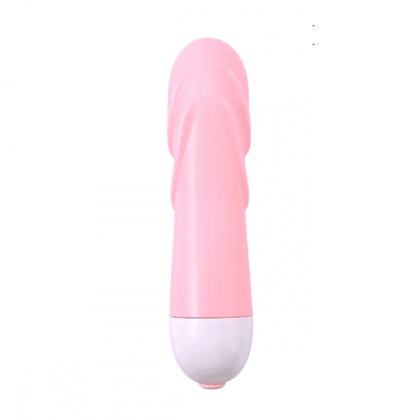 Máy rung Mini màu hồng có vân ren tinh tế, dễ mang đi và sử dụng - ảnh 4