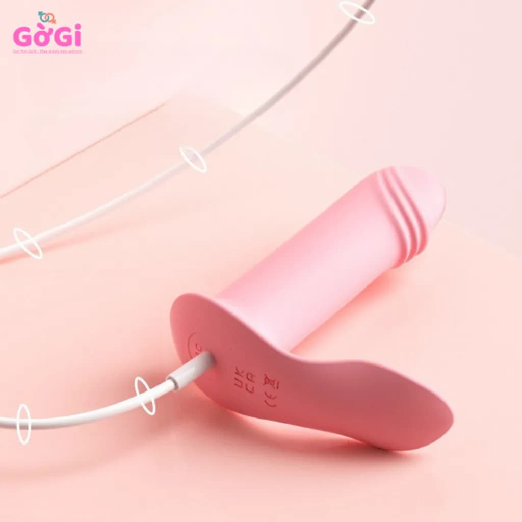 Máy Rung Đeo Quần Lót Điều Khiển APP Wechat 10 Chế Độ Màu Hồng – Thiết Kế Nhỏ Gọn - ảnh 2