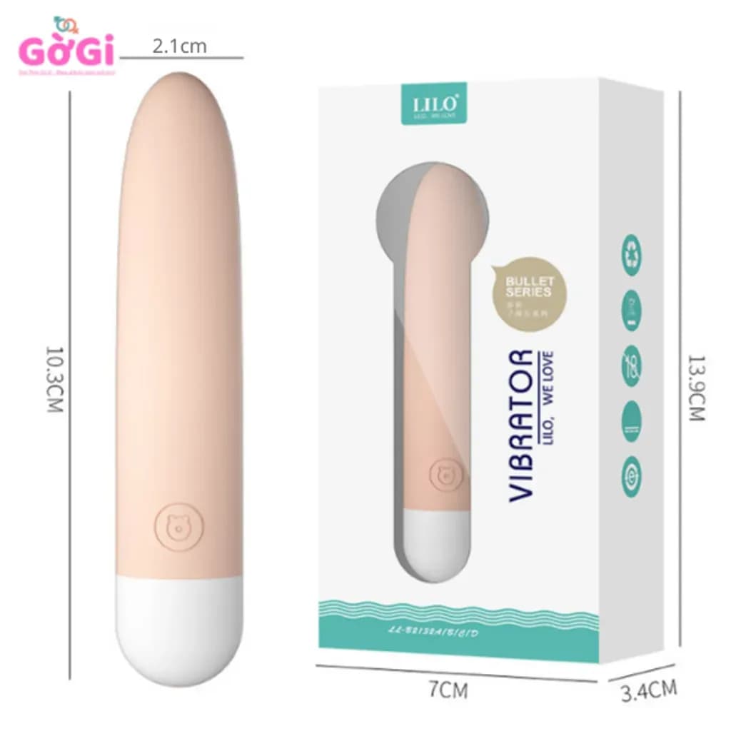 Máy Rung Mini 10 Chế Độ Siêu Êm – Nhỏ Gọn, Sạc USB Tiện Lợi