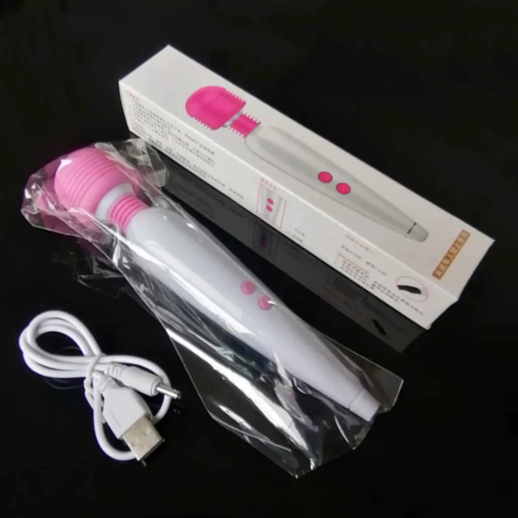 Chày Rung Cầm Tay Sạc USB 10 Chế Độ – Massage Rung Mini ABS - ảnh 6