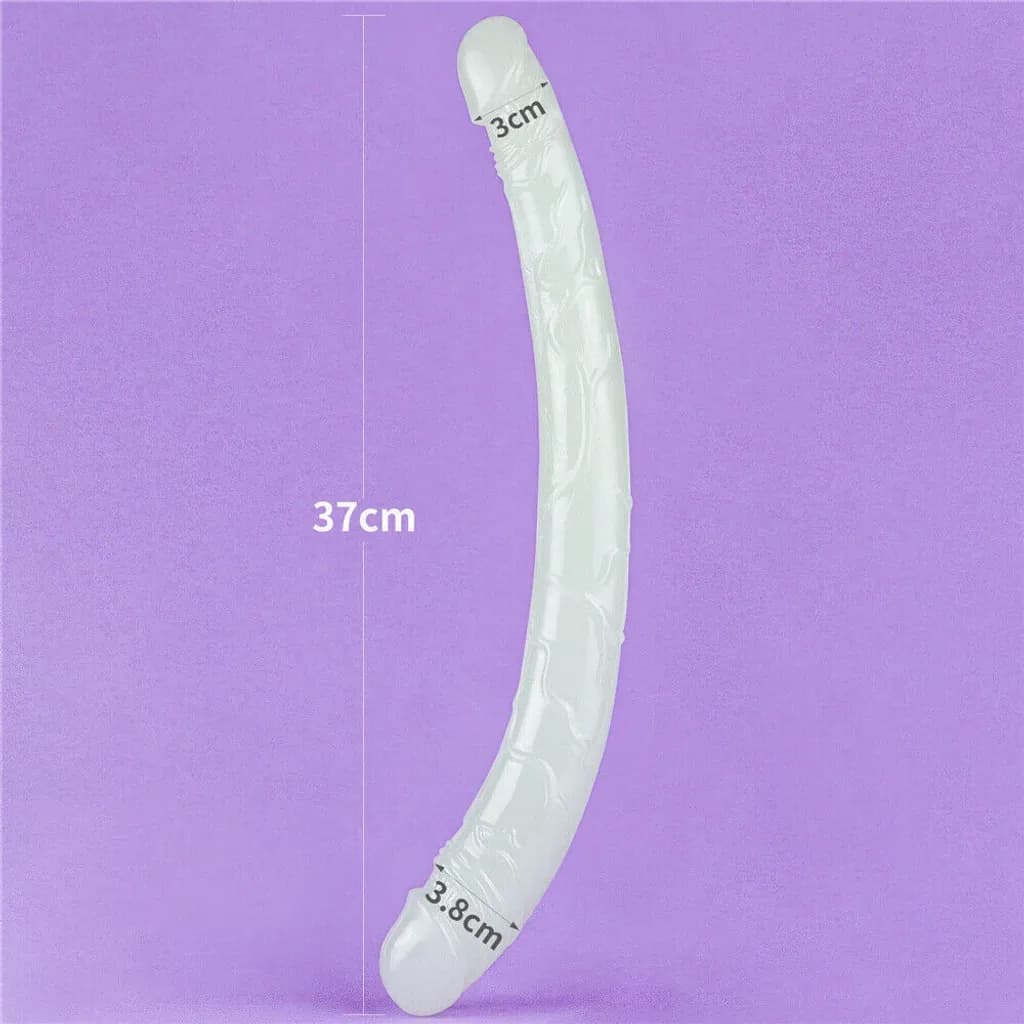 Dương Vật Giả 2 Đầu LoveToy Lumino Play Dạ Quang Phát Sáng Trong Tối - ảnh 4