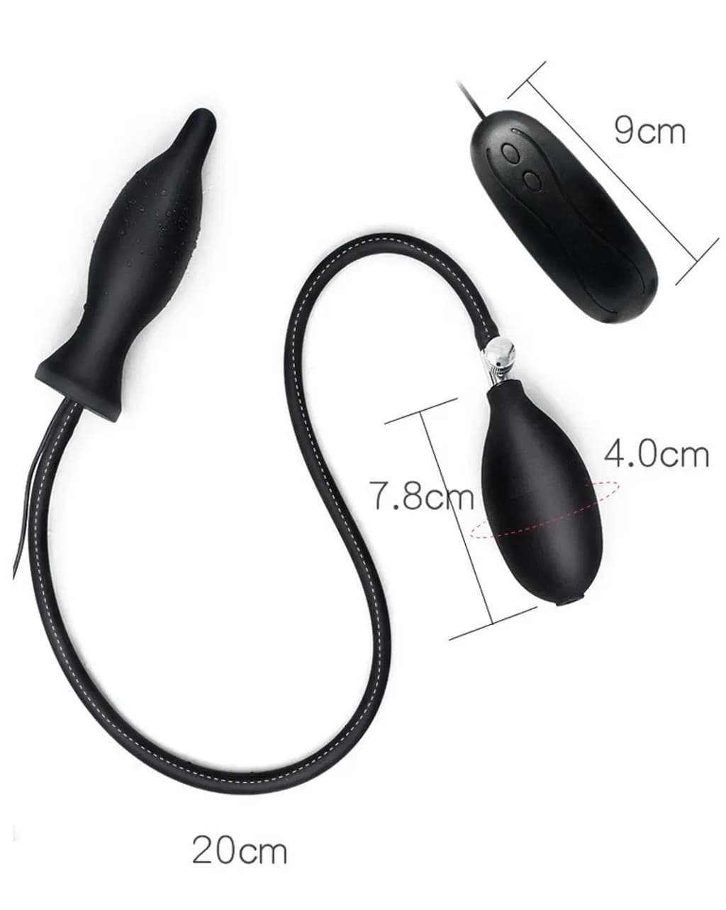Plug Bơm Hơi Rung 10 Chế Độ - ảnh 4