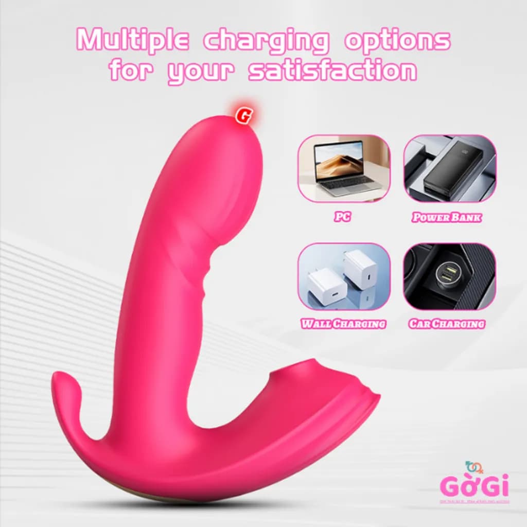 Máy Rung Có Thể Đeo Quần Lót Thông Minh App Cao Cấp – Kích Thích 3 Điểm G & C & B, Điều Khiển Từ Xa Không Giới Hạn - ảnh 3
