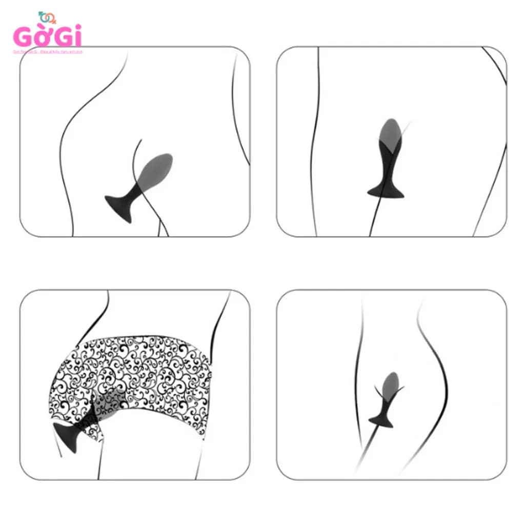 Nút Bịt Hậu Môn Silicone Dạng Giọt Nước – Thiết Kế Nhỏ Gọn, An Toàn - ảnh 2