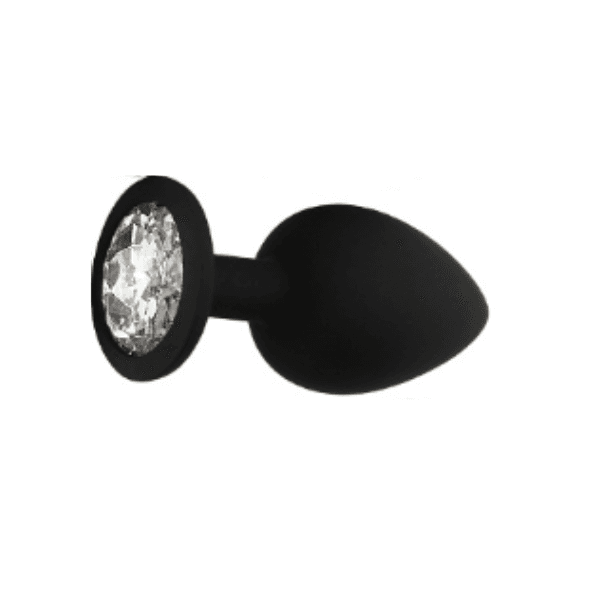 Nút bịt hậu môn silicon mịn màng đính kim cương - ảnh 3