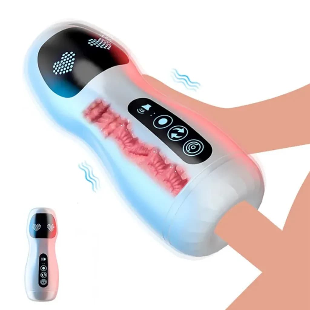 Cốc thủ dâm rung rên cảm biến tự động rên theo hành động - ảnh 5