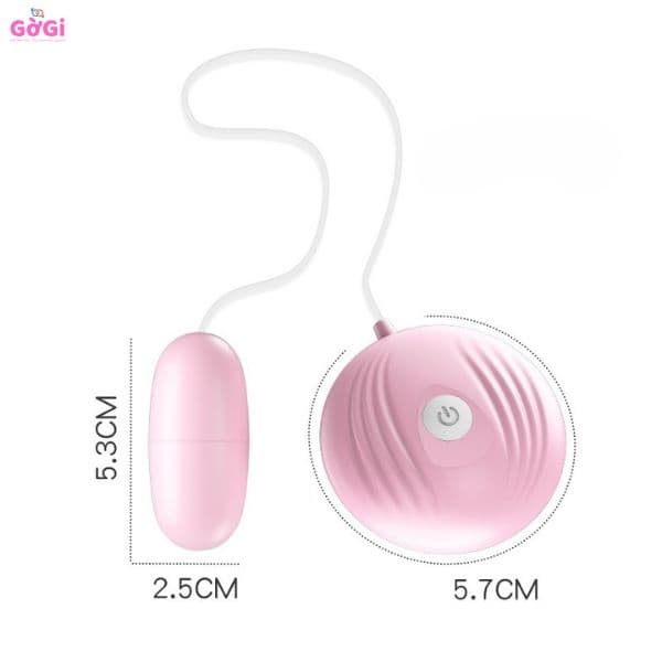 Trứng rung mini nhiều chế độ có dây nối điều khiển hình vỏ sò - ảnh 5