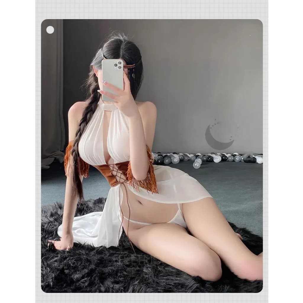 Đồ cosplay mỹ nhân tân cương kèm vòng tay sexy gợi cảm trang phục cổ xưa phương tây siêu xinh quyến rũ N899 - ảnh 3